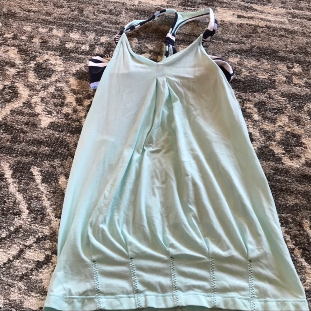 Lululemon Tank Aqua blue size 8